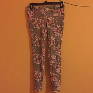 Floral jeggings